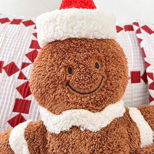 Rynx | Boy and girl gingerbread Christmas cushions, set of 2