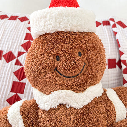 Rynx | Boy and girl gingerbread Christmas cushions, set of 2