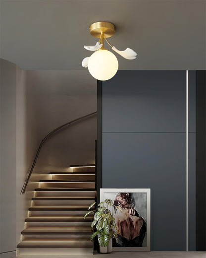 Rynx | Ginkgo Rosalia Ceiling Light