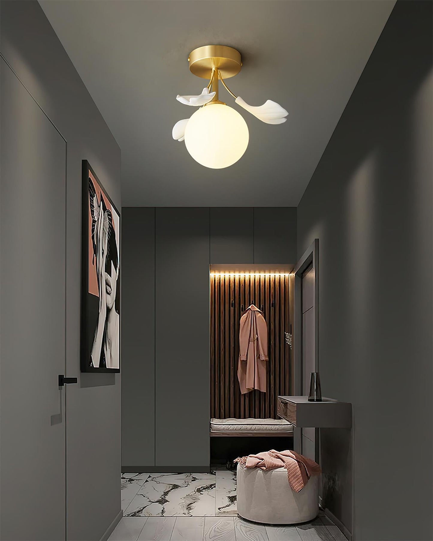 Rynx | Ginkgo Rosalia Ceiling Light