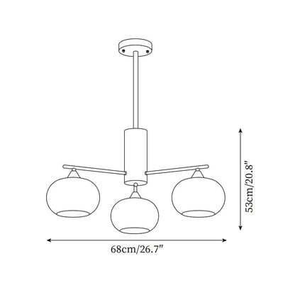 Rynx | Gino Glass Chandeliers
