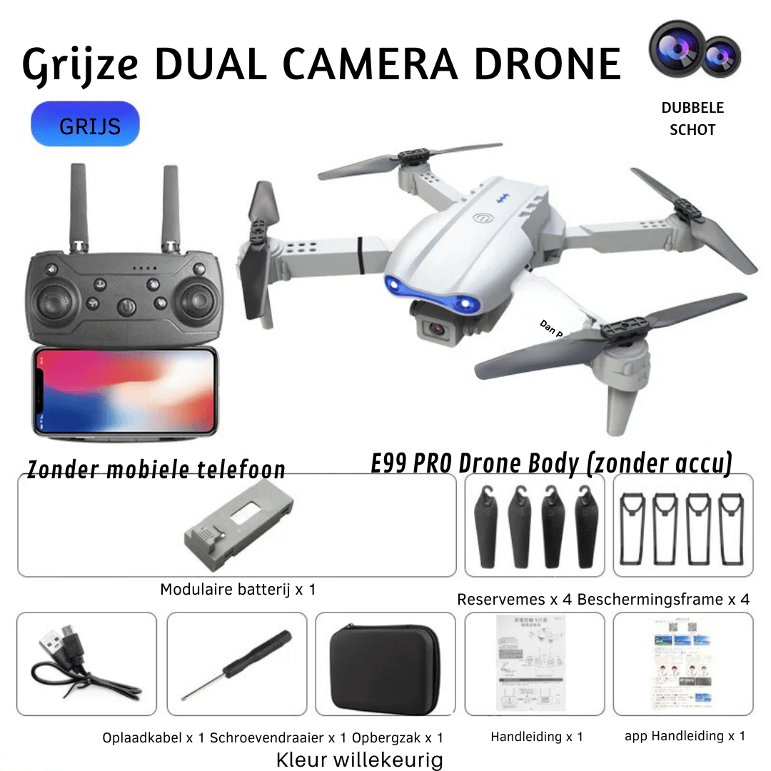 Rynx | Pro Rc Drone - 4k Camera Foldable Drone + Altitude Hold Function