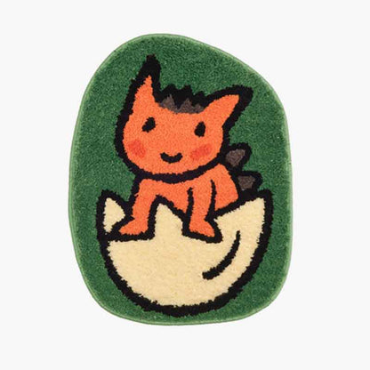 Rynx | Green Eggshell Dinosaur Bath Mat
