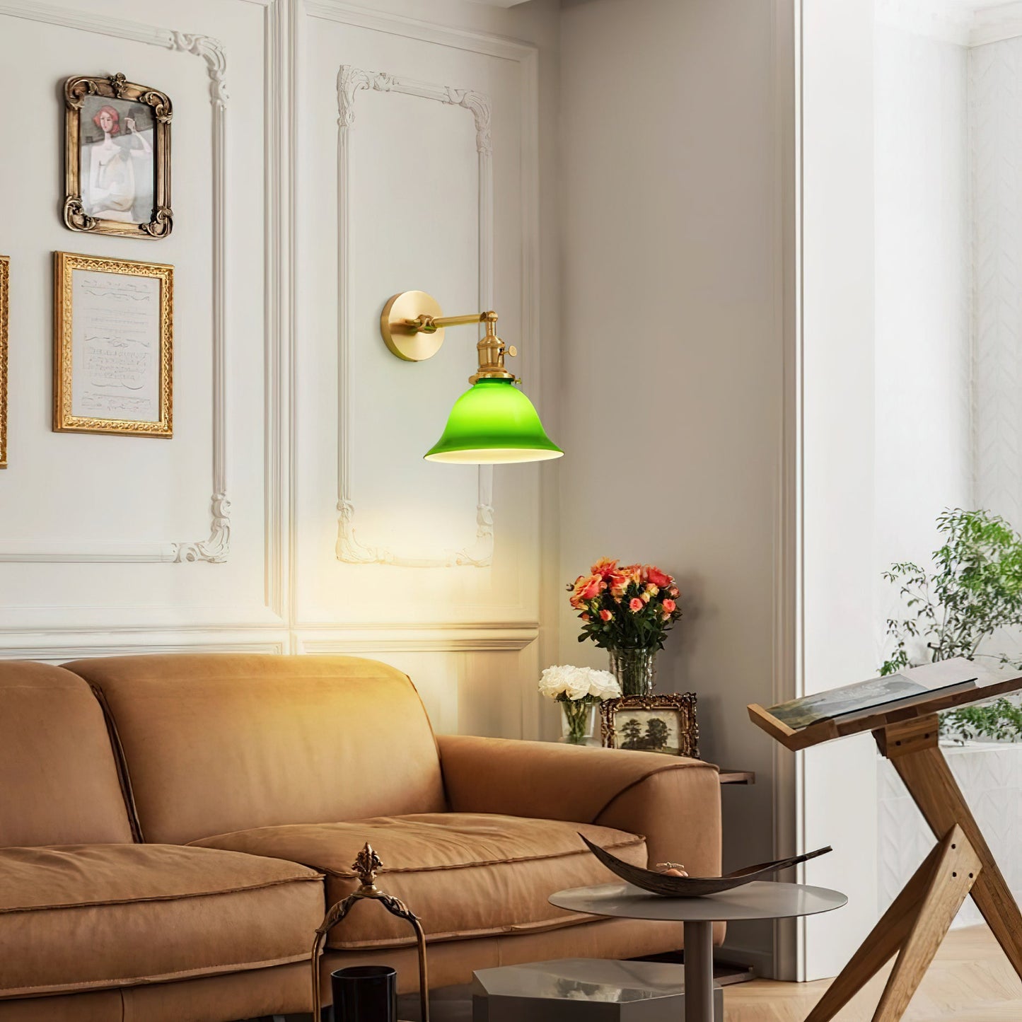 Rynx | Green Bell Wall Lamp