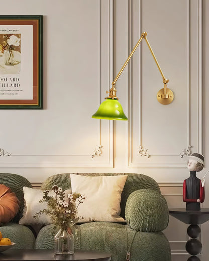 Rynx | Green Bell Wall Lamp