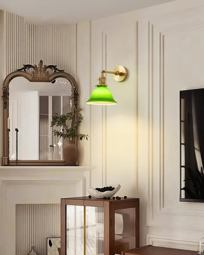 Rynx | Green Bell Wall Lamp