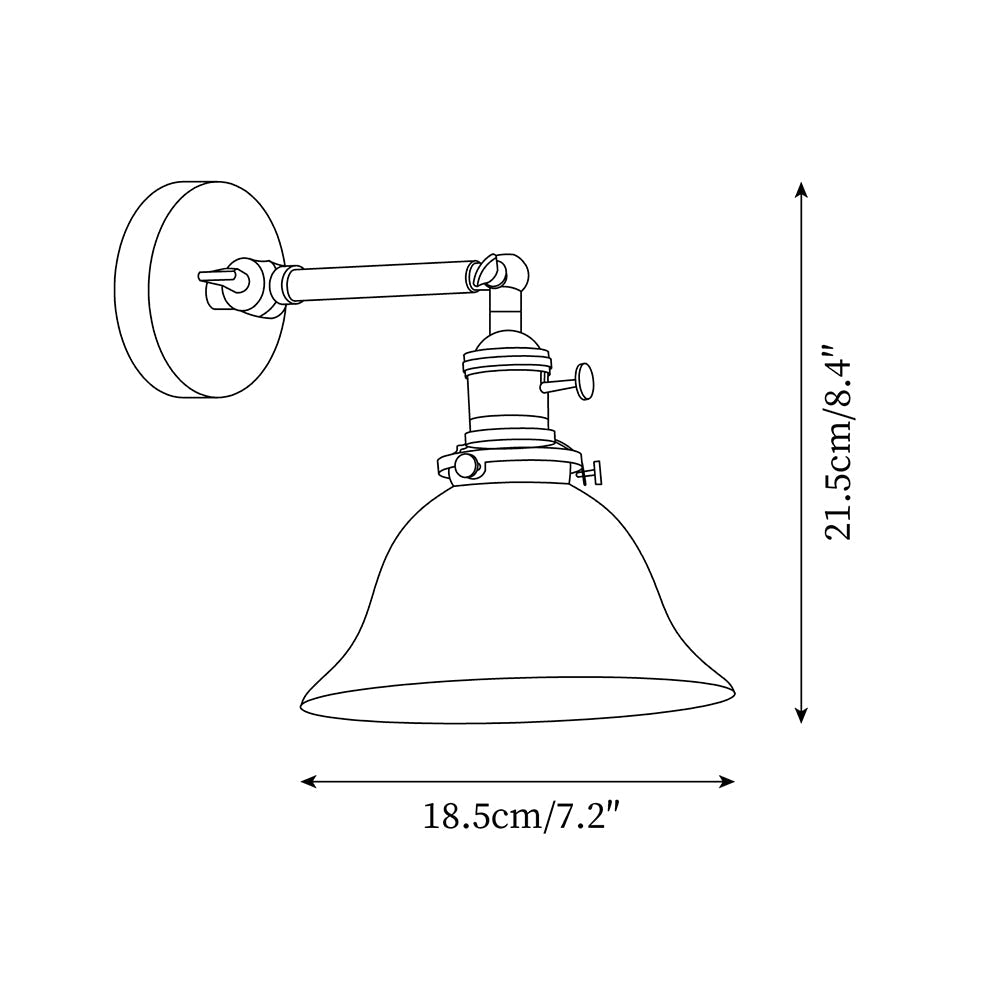 Rynx | Green Bell Wall Lamp