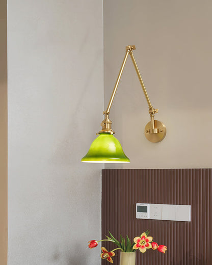 Rynx | Green Bell Wall Lamp