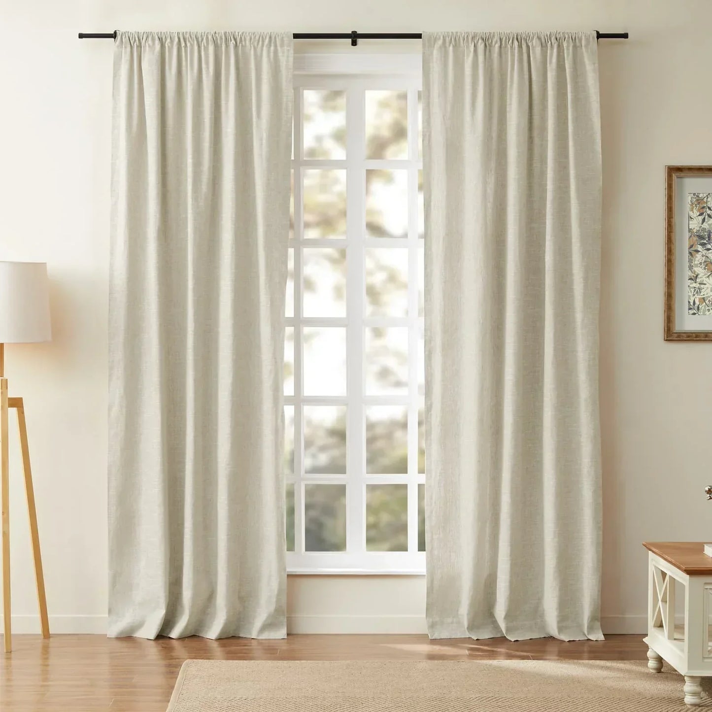 Rynx | Aira - Linen-Cotton Curtain with Soft Fabric