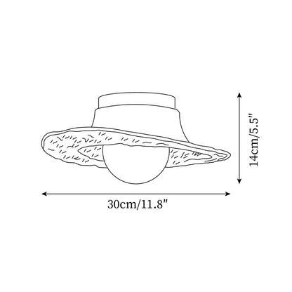 Rynx | Grima Hat Ceiling Light