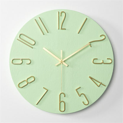 RYNX | Glowtech – Modern Plastic Wall Clock Green
