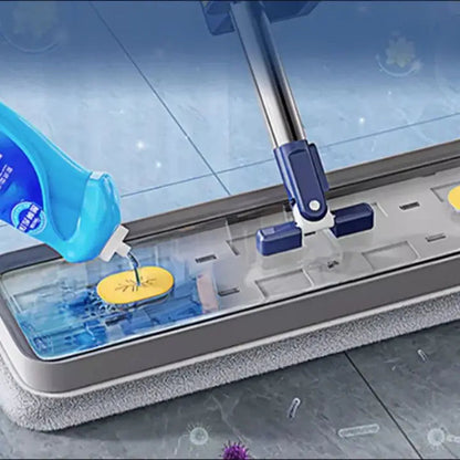 Rynx | Large Flat Mop with 360° Redation and Self-Drainage