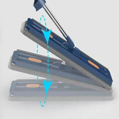 Rynx | Large Flat Mop with 360° Redation and Self-Drainage