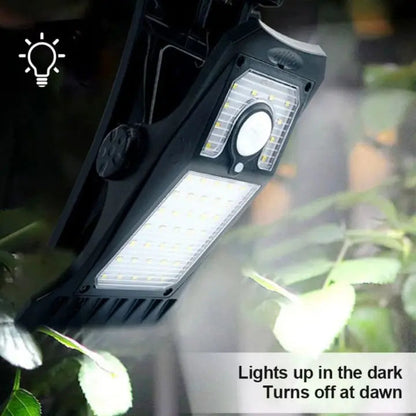 Rynx | Large Solar LED Outdoor Lamp – With Clip & Motion Sensor