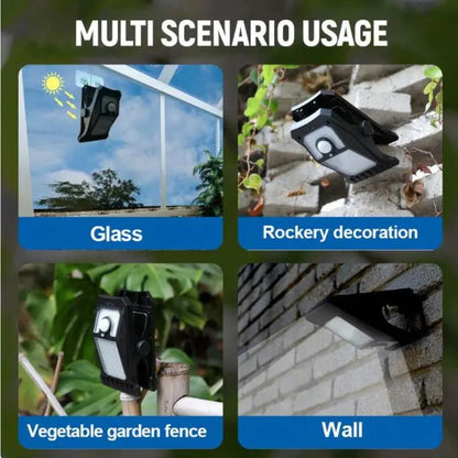 Rynx | Large Solar LED Outdoor Lamp – With Clip & Motion Sensor