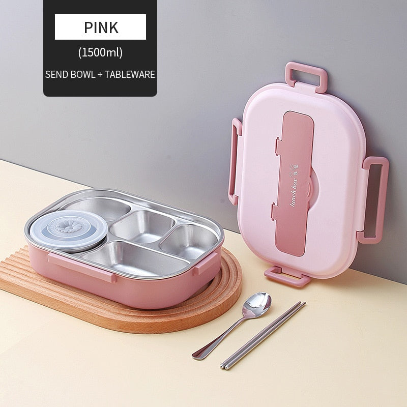 Rynx | Stainless Steel Multi Compartment Kids Lunch Box
