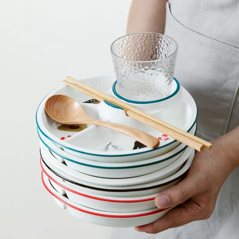 Rynx | Breakfast Combo Nordic Ceramic Plate