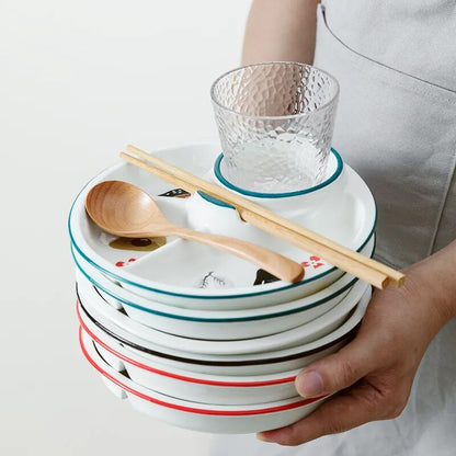 Rynx | Breakfast Combo Nordic Ceramic Plate