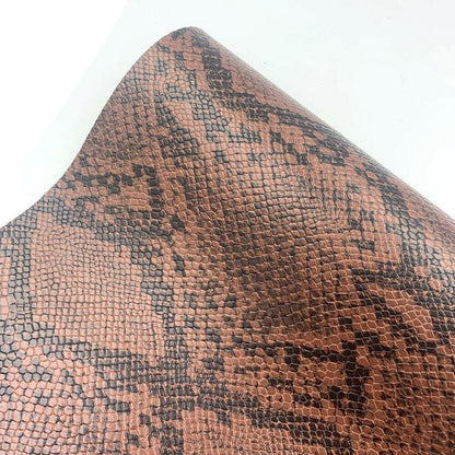 Rynx | Serpentine Snake Skin Faux Leather Craft Kit - Create Trendy DIY Projects with Ease