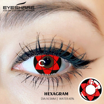 Rynx Cosplay HEXAGRAM 14.5mm 1 Pair | 1 Year