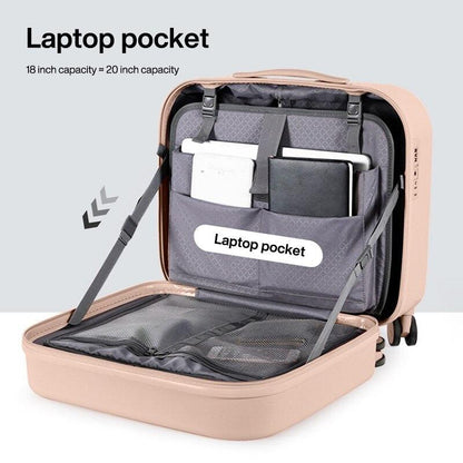 Rynx | Sleek and Stylish Women's Premium Patent Spinner Carry-On for Modern Travelers