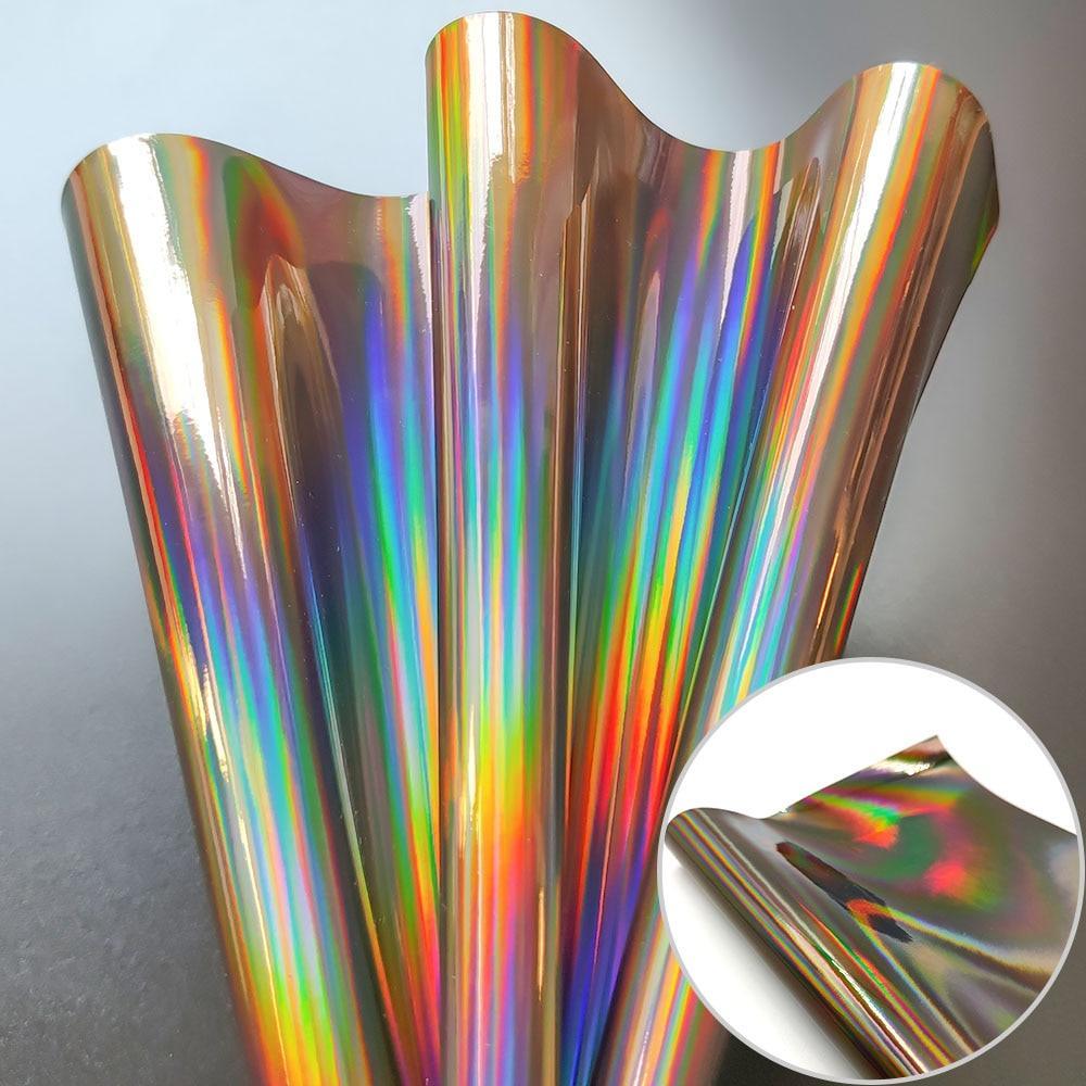 Rynx | Iridescent Holographic Faux PU Leather Sheets for Creative DIY Projects