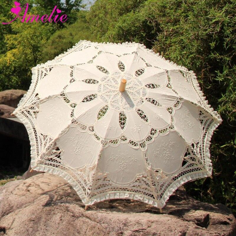 Rynx | Victorian Elegance Bottle Umbrella and Fan Set: Handmade Timeless Beauty A2514 beige parasol