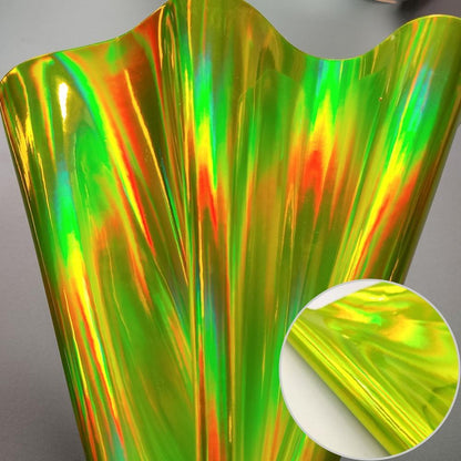 Rynx | Iridescent Holographic Faux PU Leather Sheets for Creative DIY Projects