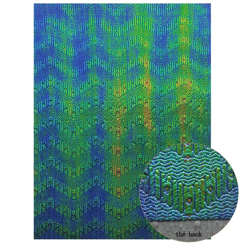 Rynx | Lustrous Green Glitter Snake Skin Faux Leather Bow Craft Kit