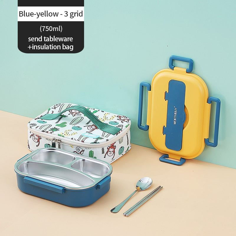 Rynx | Stainless Steel Multi Compartment Kids Lunch Box