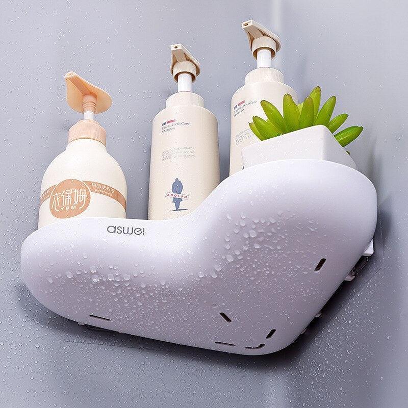 Rynx | Charming Heart-Shaped Wall Shelf with Enhanced Water Drainage System