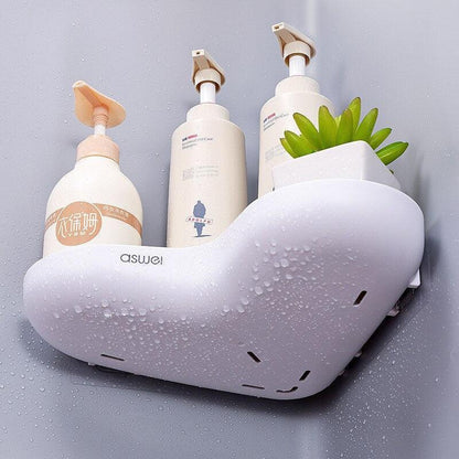 Rynx | Charming Heart-Shaped Wall Shelf with Enhanced Water Drainage System