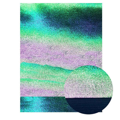 Rynx | Lustrous Green Glitter Snake Skin Faux Leather Bow Craft Kit