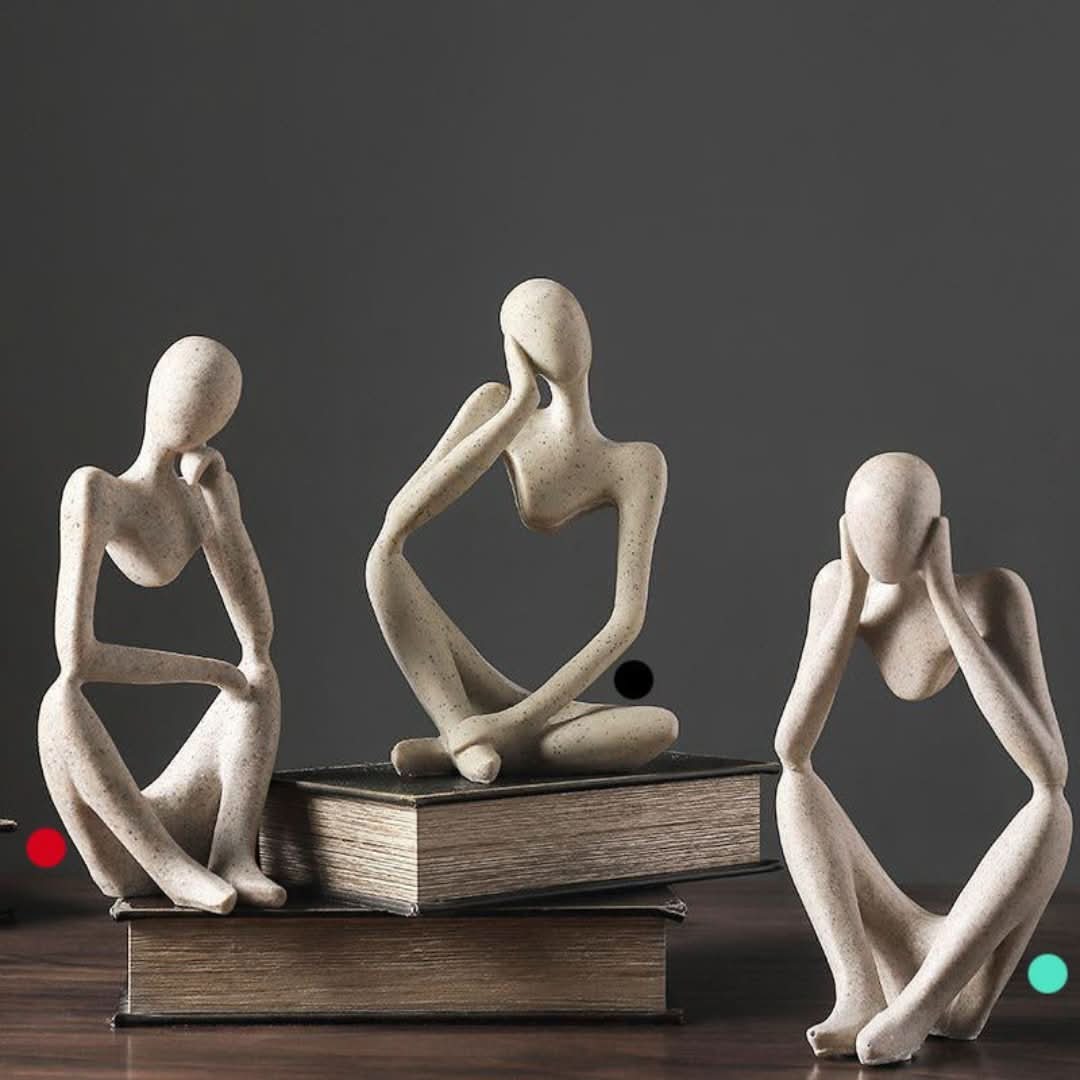 Rynx | The Thinker - Figurative Art Sculpture