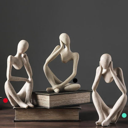 Rynx | The Thinker - Figurative Art Sculpture