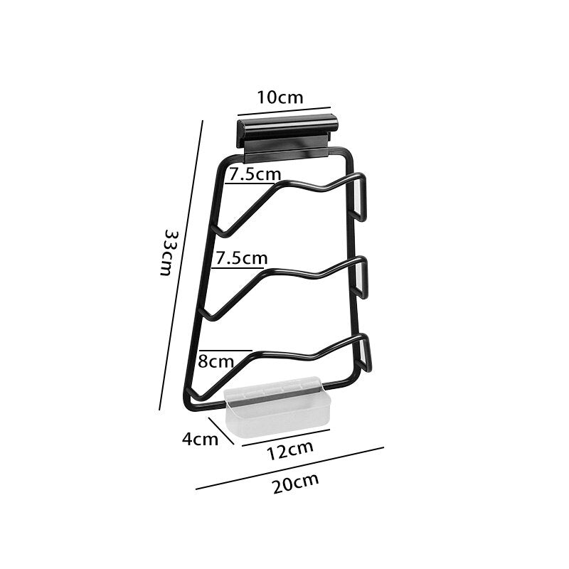 Rynx | Wall-Mounted Extreme Pot Lid Holder Rack