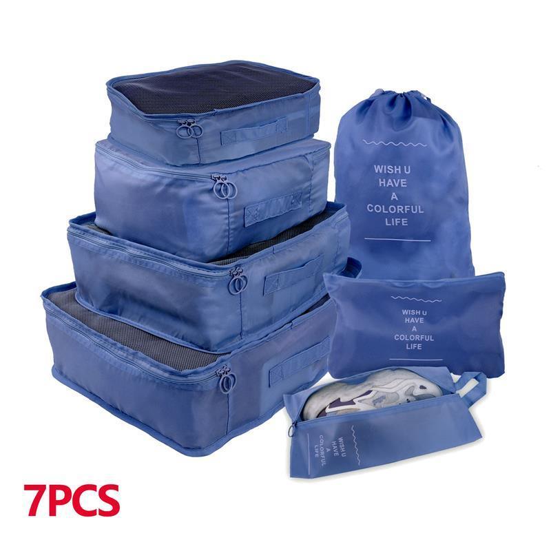 Rynx | Travel Smart: versatile 8/6/1-piece organizer set for effortless packing