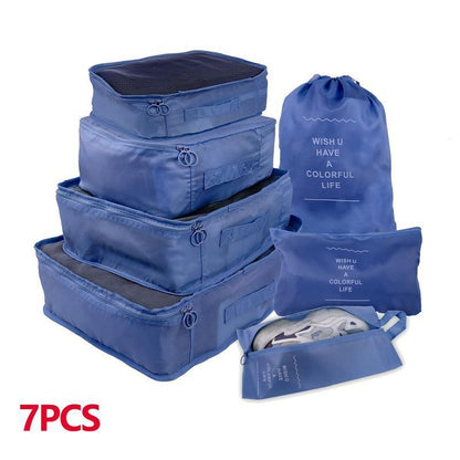 Rynx | Travel Smart: versatile 8/6/1-piece organizer set for effortless packing