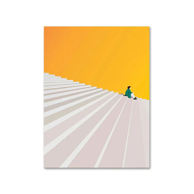 Rynx | Geometry Canvas Poster