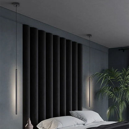 Rynx | Nordic LED Pendant Light: Minimalist design with creative lines, perfect for the bedroom, dining area