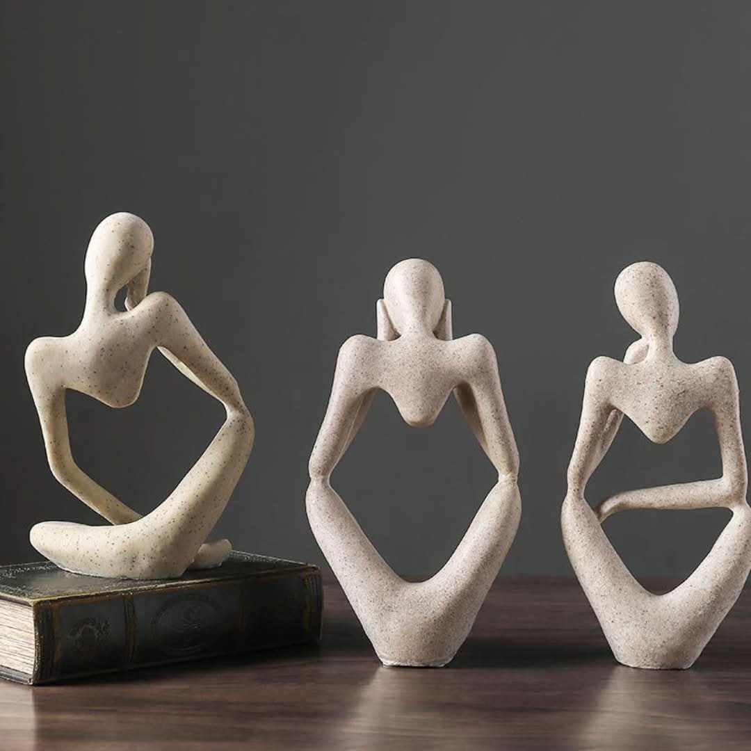 Rynx | The Thinker - Figurative Art Sculpture