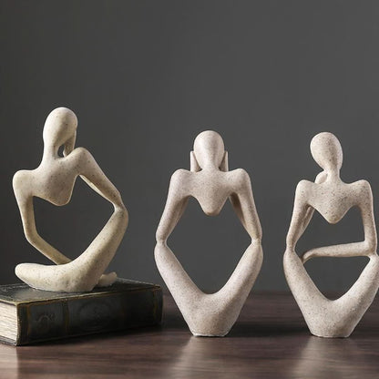 Rynx | The Thinker - Figurative Art Sculpture