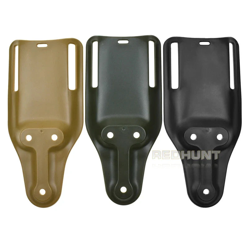 Rynx | Tactical Holster for Airsoft - Drop Adapter Belt Holster with Short SOG Clip Mount, Waist Hanging Board for 2-Inch Belts