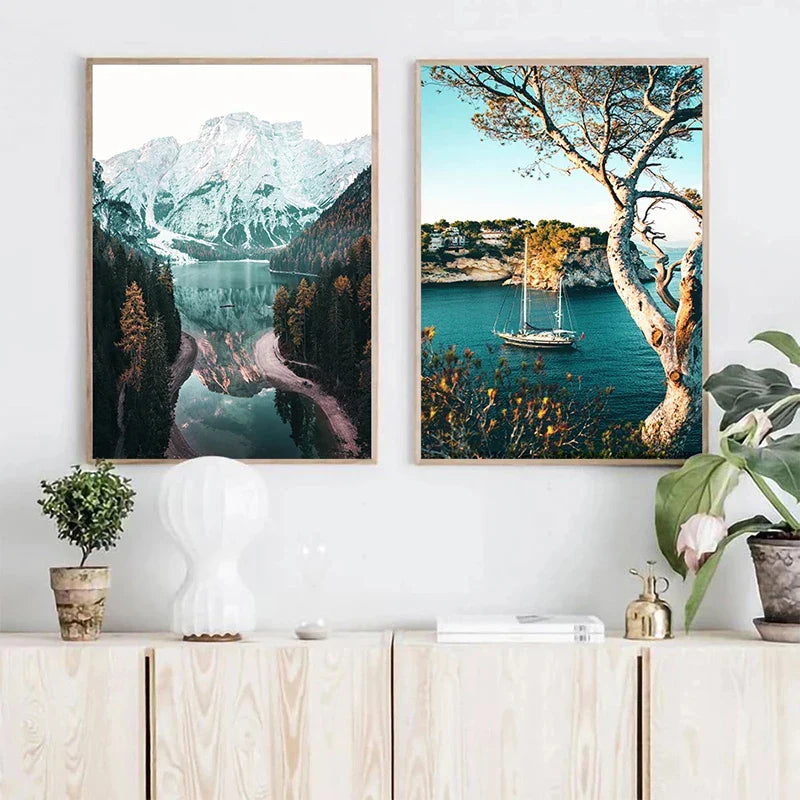 Rynx | from a picturesque forest lake on canvas