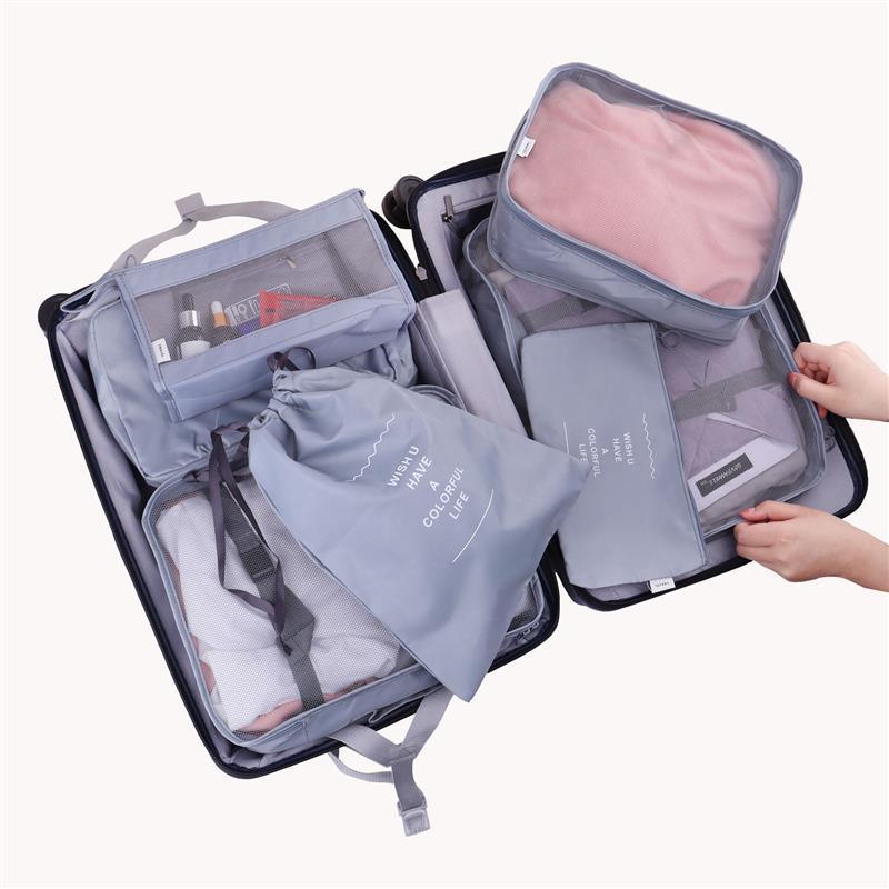 Rynx | Travel Smart: versatile 8/6/1-piece organizer set for effortless packing