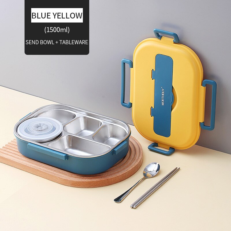 Rynx | Stainless Steel Multi Compartment Kids Lunch Box