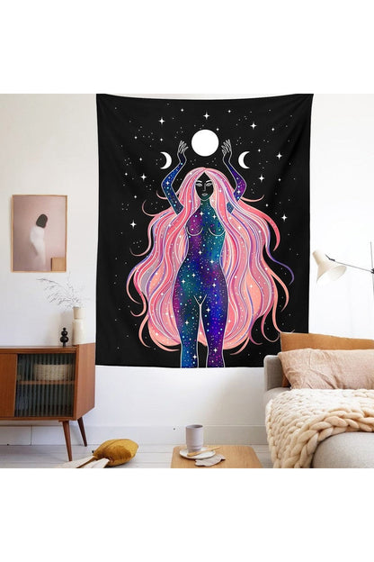 Rynx | Phase Girl Psychedelic Tapestry