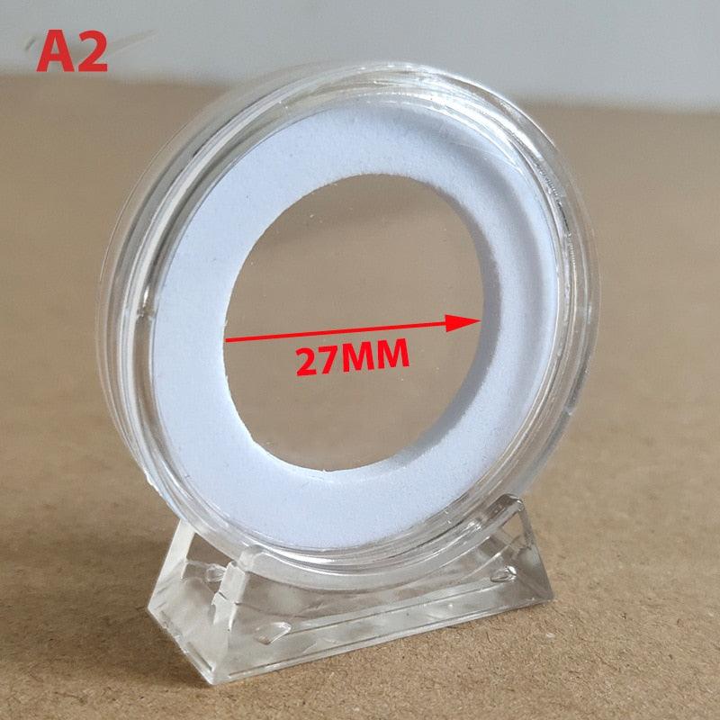 Rynx | Deluxe Acrylic Display Case for 4cm Commemorative Coins - Protect and Showcase Your Treasures