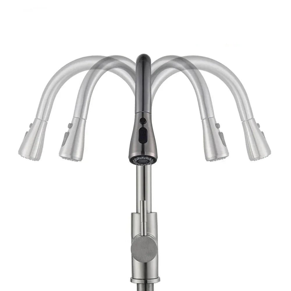 Rynx | AquaFlex – Flexible Kitchen Faucet with Pull-out Spray Head