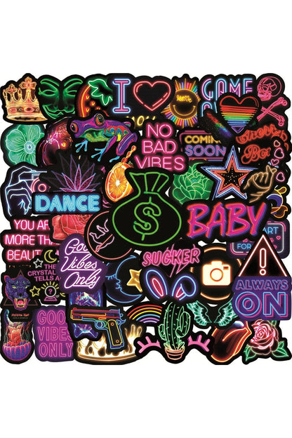 Rynx | Style Neon Scrapbooking Sticker